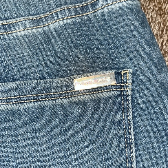 White House Black Market Sculpt Skinny Cropped Jeans High waisted Size 00 Denim - Picture 9 of 11